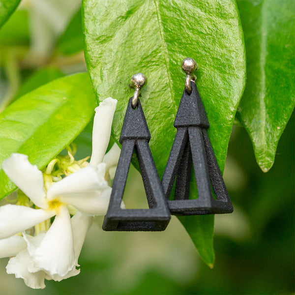 Pyramid Orecchini® con monachelle in argento 925